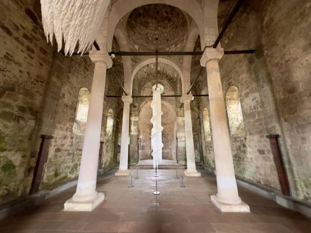 istock An interior space featuring a stunning array of archways: Cape Yason Church, Ordu, Turkey 1618633197