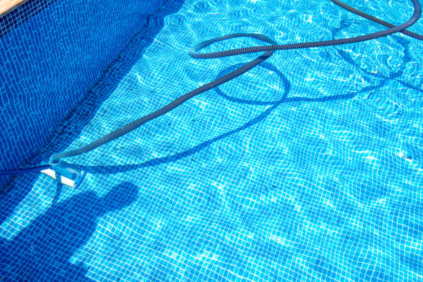 istock Pool vacuum cleaner for cleaning swimming pool 1618665757