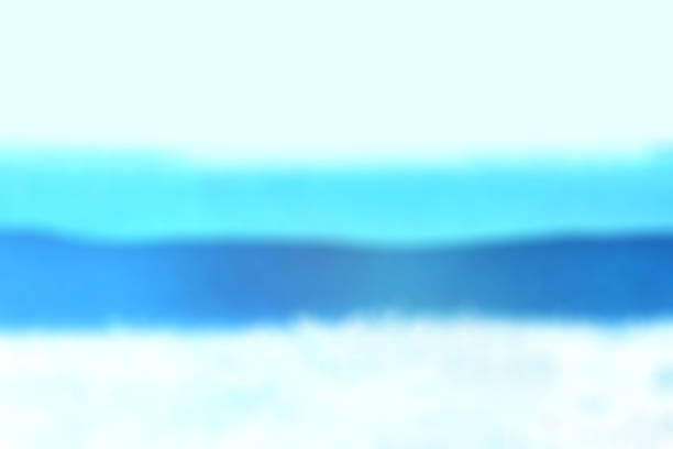白から青に水平に重ねられた淡い水彩画像テクスチャー。