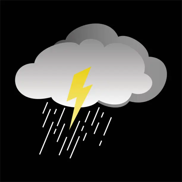 Vector illustration of rain icon design.