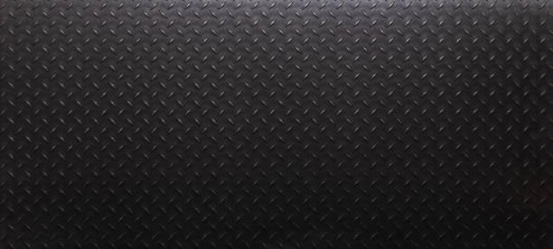 dark metal texture with diamond pattern, steel background
