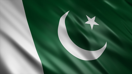 Pakistan National Flag, High Quality Waving Flag Image