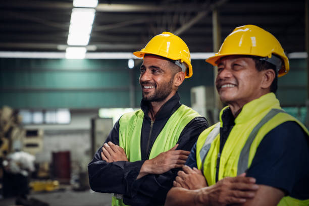 istock Portrait of Mechanical technicians are maintaining the engine. Engineer checking Material or Machine on Plant. Workers Factory check up machine at factory site. 1619028941