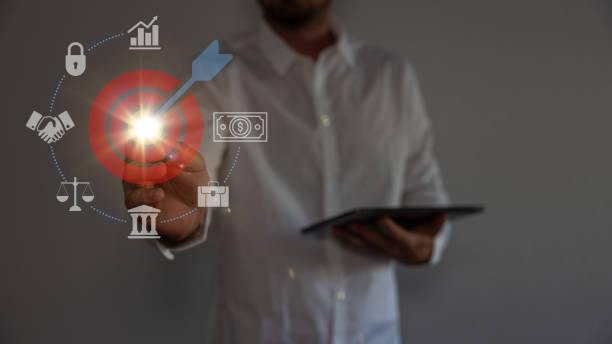 istock business man handling documents and develop the company's strategy with intention, success and business target concept, planning analysis business competition, market growth opportunities. 1619052420