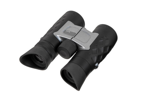 istock Modern binoculars. An optical instrument for observation at long distances. Isolate on a white background. 1619091666