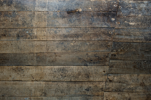 Old rustic wooden floor grunge background