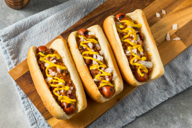 Homemade Coney Island Hot Dog