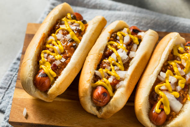 istock Homemade Coney Island Hot Dog 1619167206