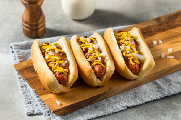 istock Homemade Coney Island Hot Dog 1619168250