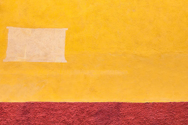 Old adobe wall Fragment of an old painted wall adobe material stock pictures, royalty-free photos & images