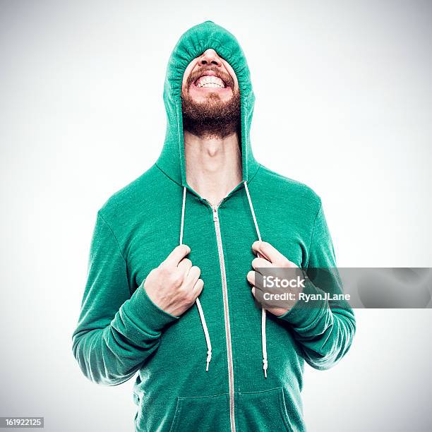 Hooded Sweatshirt Hide And Seek - Fotografias de stock e mais imagens de Homens - Homens, Casaco com Capuz, Constrangimento