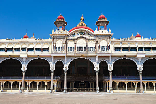 palácio de mysore - wodeyar - fotografias e filmes do acervo