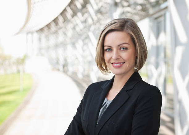 istock Beautiful Female Executive Smiling 161924196