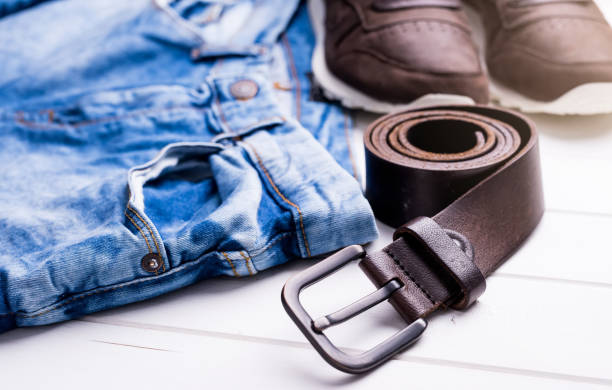 istock male jeans, belt and shoes 1619246126