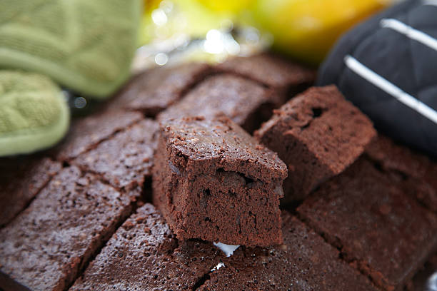 istock Freshly Baked Chocolate Brownies 161926221