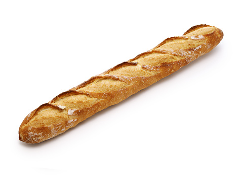 baguette. The shape is stick-shaped, the dough weighs 350g, the length is 68cm, and the number of coupes is 7.
