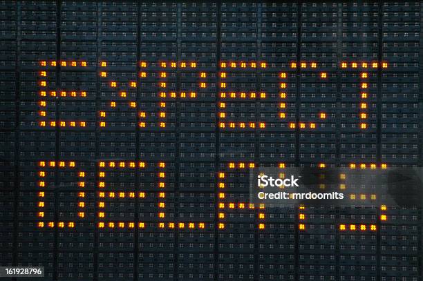 Road Construction Sign Telling Motorists To Expect Delays Stock Photo - Download Image Now