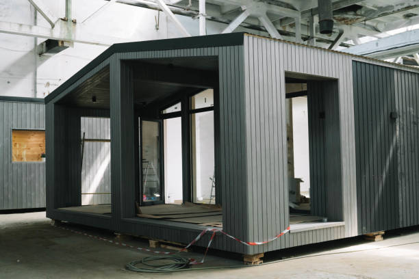istock A new wooden modular prefabricated house inside in manufacturing facility 1619332949