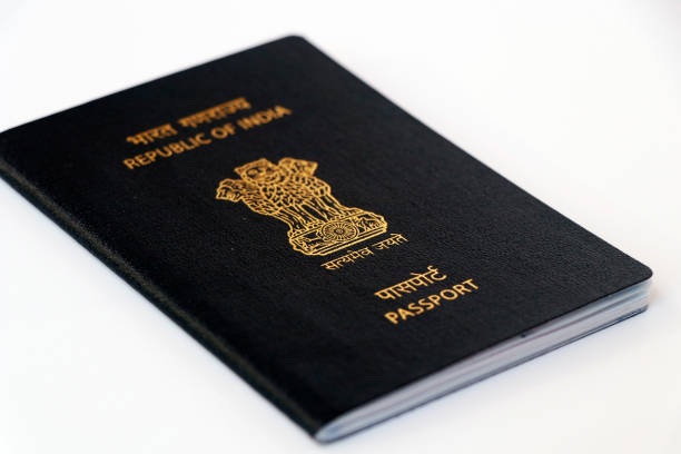 istock indian national blue passport on a white background in close up 1619334548