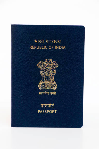 istock indian national blue passport on a white background in close up 1619335603