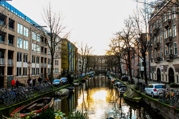 istock Amsterdam's Liquid Avenues: Canals as Timeless Pathways 1619353606