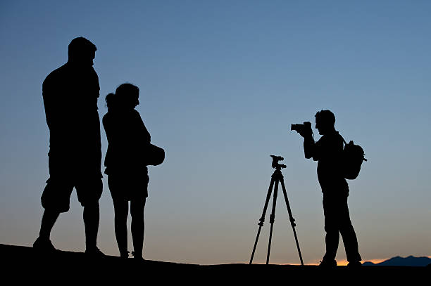istock Man Photographing at Sunset 161935919
