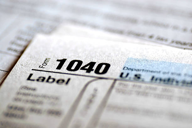 istock IRS Form 1040 for Taxes 161936710
