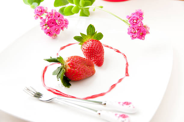 istock Fresh strawberries  as healthy and romantic dessert 161938420