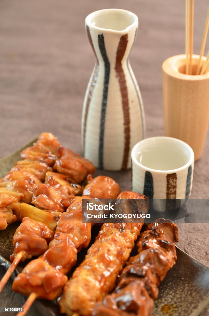 Char-broiled chicken &quot;Yakitori&quot; Char-broiled chicken called yakitori. This is a traditional Japanese dishes. Yakitori Stock Photo