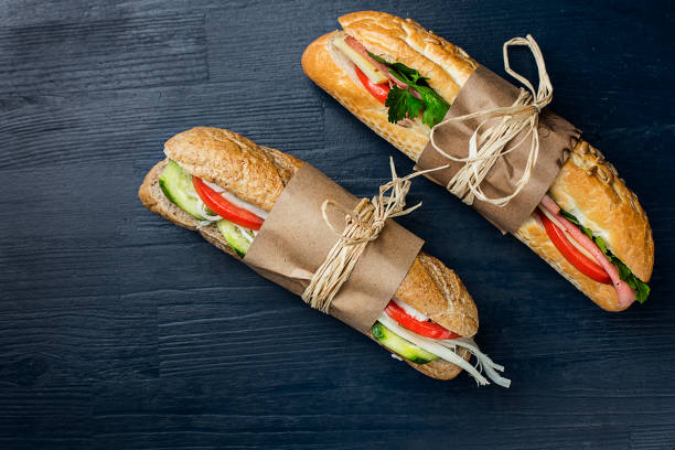 istock Mixed sandwich close up photo 1619412468