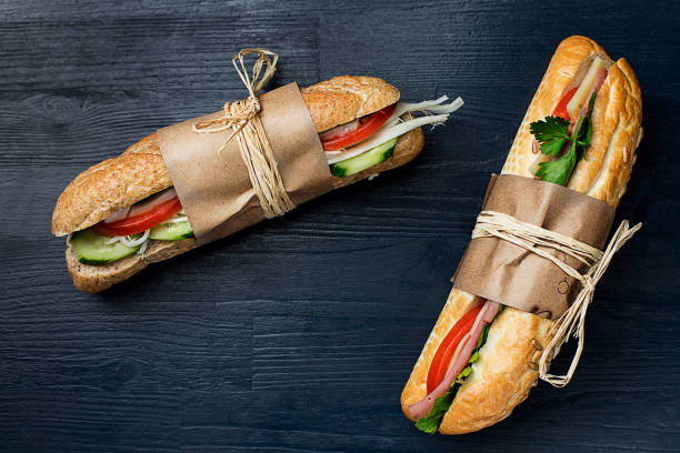istock Mixed sandwich close up photo 1619412992