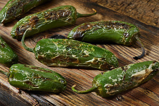 Flame Grilled Jalapeno Peppers