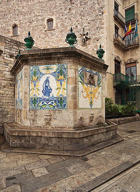 istock Font de Santa Anna.  Barcelona. 161945974