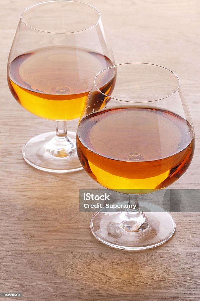 Deux verre de brandy - Photo de Alcool libre de droits