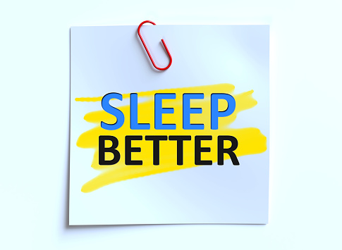 Sleep better concept