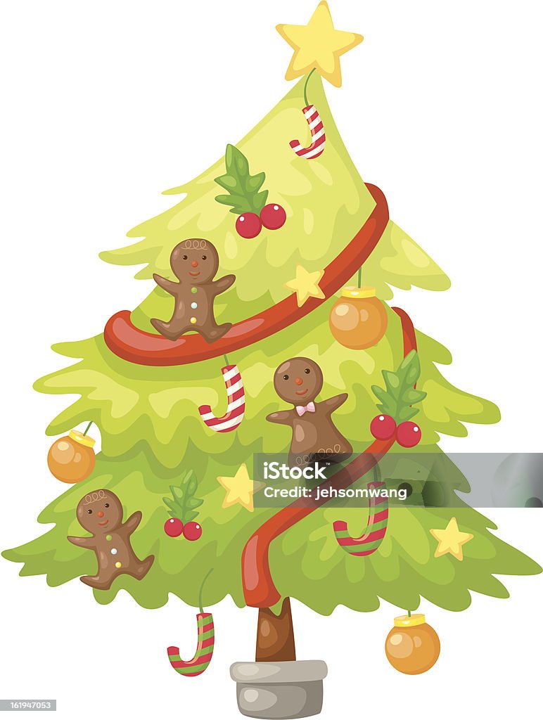 tree christmas .Vector tree christmas .Vector illustration on white background Bell stock vector