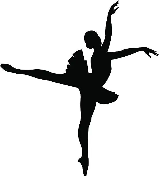 Vector illustration of Ballet Dancer