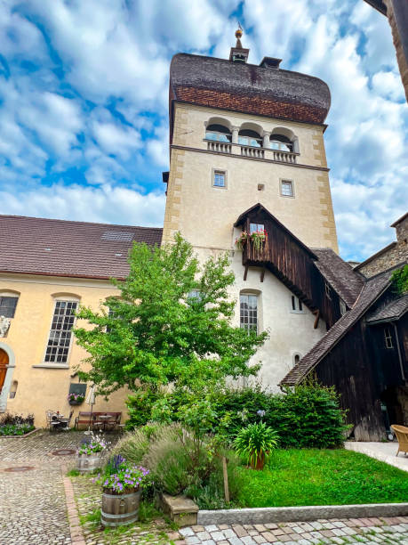 istock Martinsturm - a baroque watchtower in Bregenz Upper town 1619495203