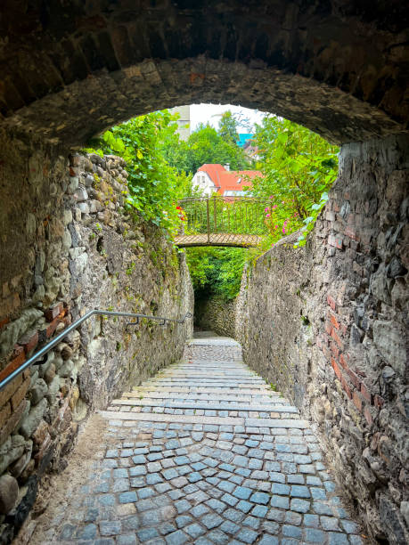 istock A narrow Meissnerstiege in Bregenz Upper town 1619496752