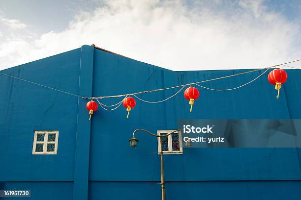 Foto de Cenário De Chinatown e mais fotos de stock de Arquitetura - Arquitetura, Azul, Bairro chinês