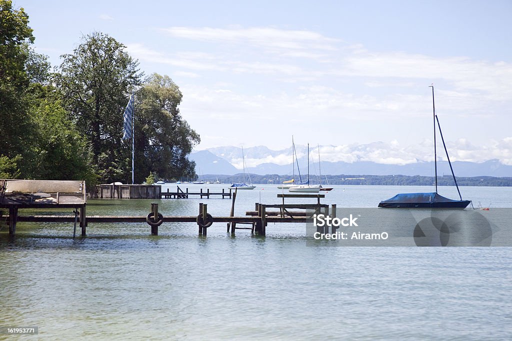 En été, le Lac de Starnberger - Photo de Lac de Starnberger libre de droits