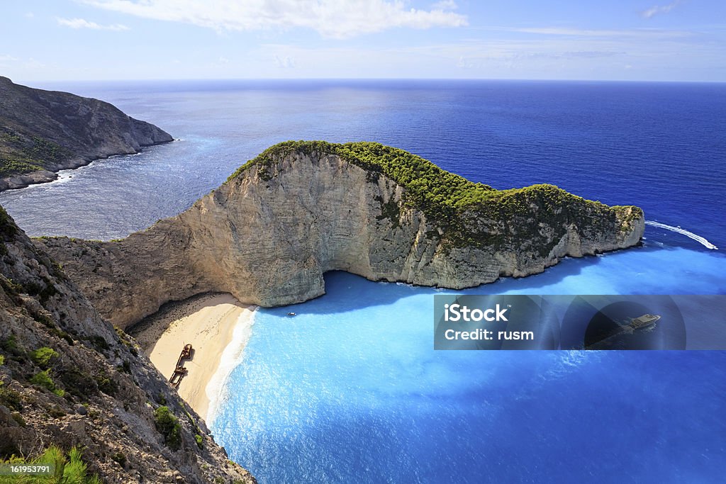 Navagio Strand, Insel Zakynthos, Griechenland - Lizenzfrei Sakinthos Stock-Foto