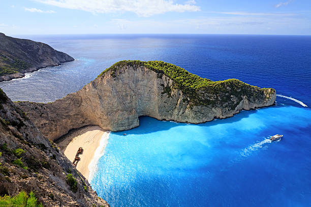 istock Navagio Beach, Zakynthos island, Greece 161953791