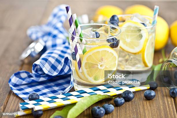 Fresh Lemonade Stock Photo - Download Image Now - Decoration, Drinking Glass, Drinking Straw