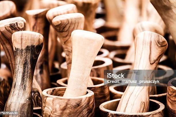 Cutlery Olive Tree Wood Spanish Traditional Fork Spoon Palettes Kitchenware Stock Photo - Download Image Now