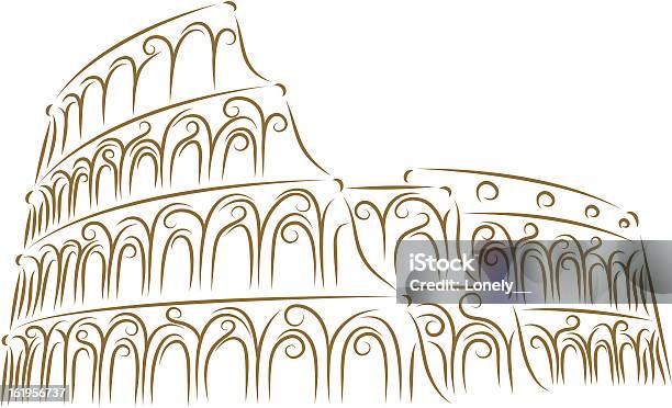 Coliseum Stock Illustration - Download Image Now - Amphitheater, Architecture, Arranging