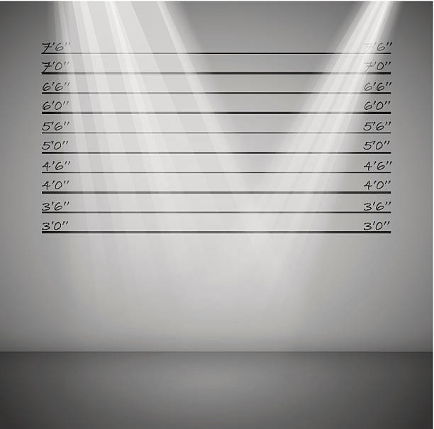 Criminal background with lines Criminal background with lines and rays of light. Illustration contains transparency and blending effects, eps 10 lineup stock illustrations