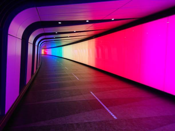 istock King's Cross multi coloured pedestrian Tunnel 1619577482
