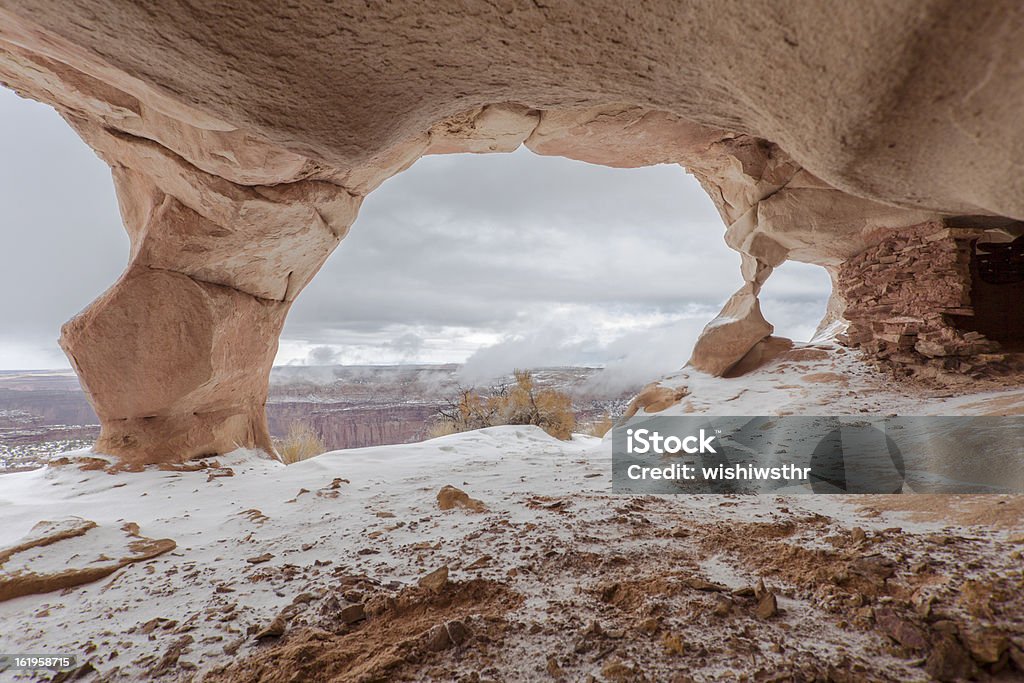 Puebloan grainery - Royalty-free Gruta Foto de stock