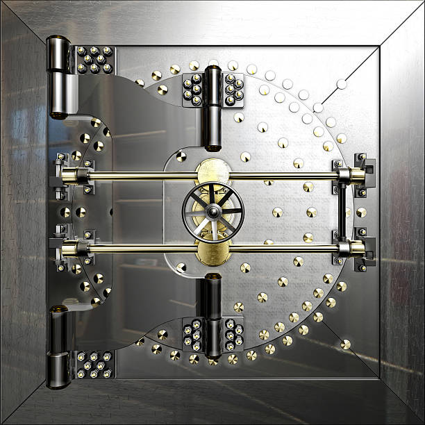 istock Bank vault door 161959140